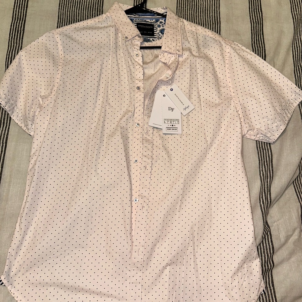 New Denim & Flower Shirt